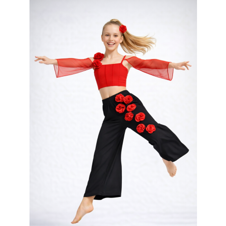 Strój taneczny Red ROSES